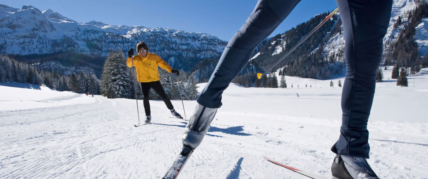Langlaufen in Obertauern auf der bekannten Gnadenalm-Loipe