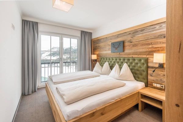 Schlafzimmer Appartement s'Edelweiss de luxe